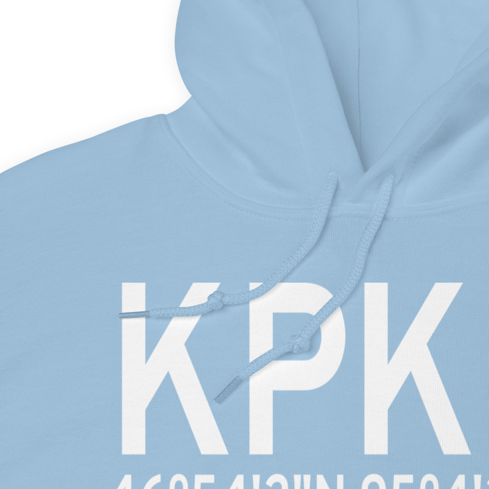 Park Rapids Municipal Konshok Field (KPKD) ICAO Hoodie Sweatshirt 