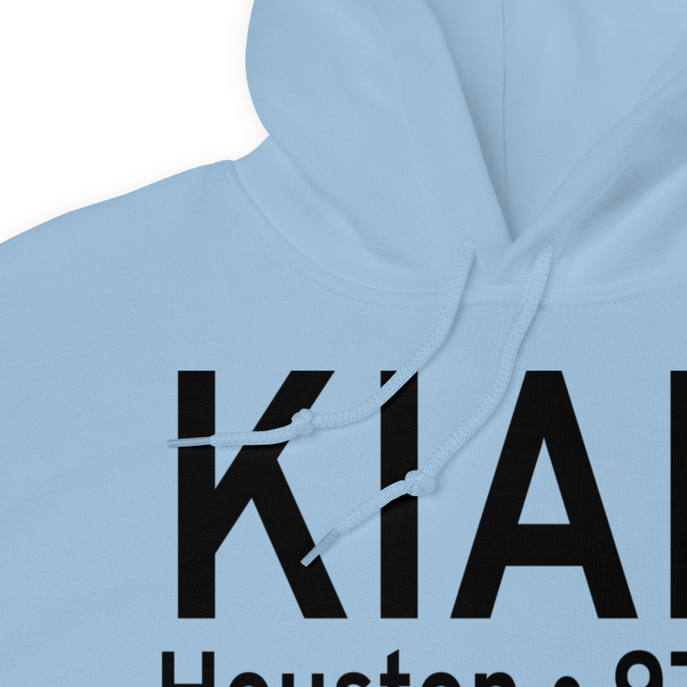 George Bush Intercontinental Houston Airport (KIAH) ICAO Hoodie Sweatshirt 