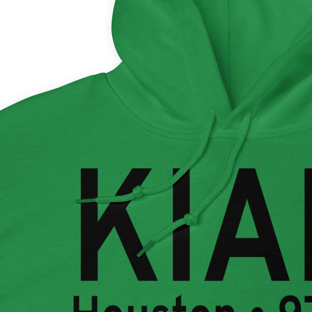 George Bush Intercontinental Houston Airport (KIAH) ICAO Hoodie Sweatshirt 
