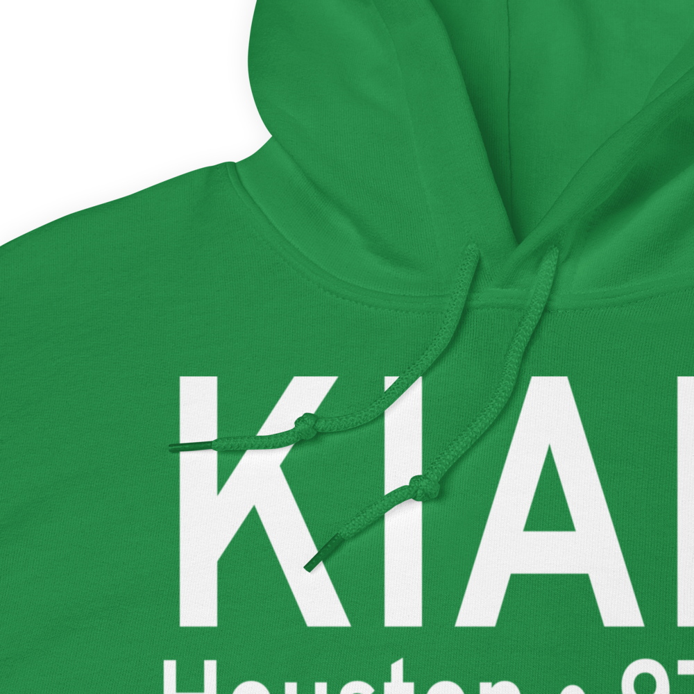 George Bush Intercontinental Houston Airport (KIAH) ICAO Hoodie Sweatshirt 