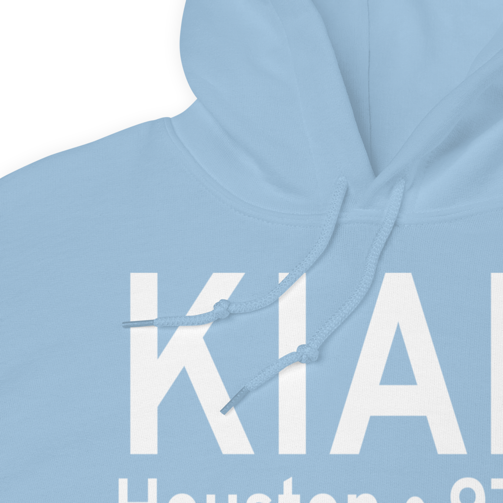George Bush Intercontinental Houston Airport (KIAH) ICAO Hoodie Sweatshirt 