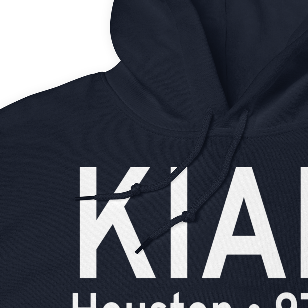 George Bush Intercontinental Houston Airport (KIAH) ICAO Hoodie Sweatshirt 