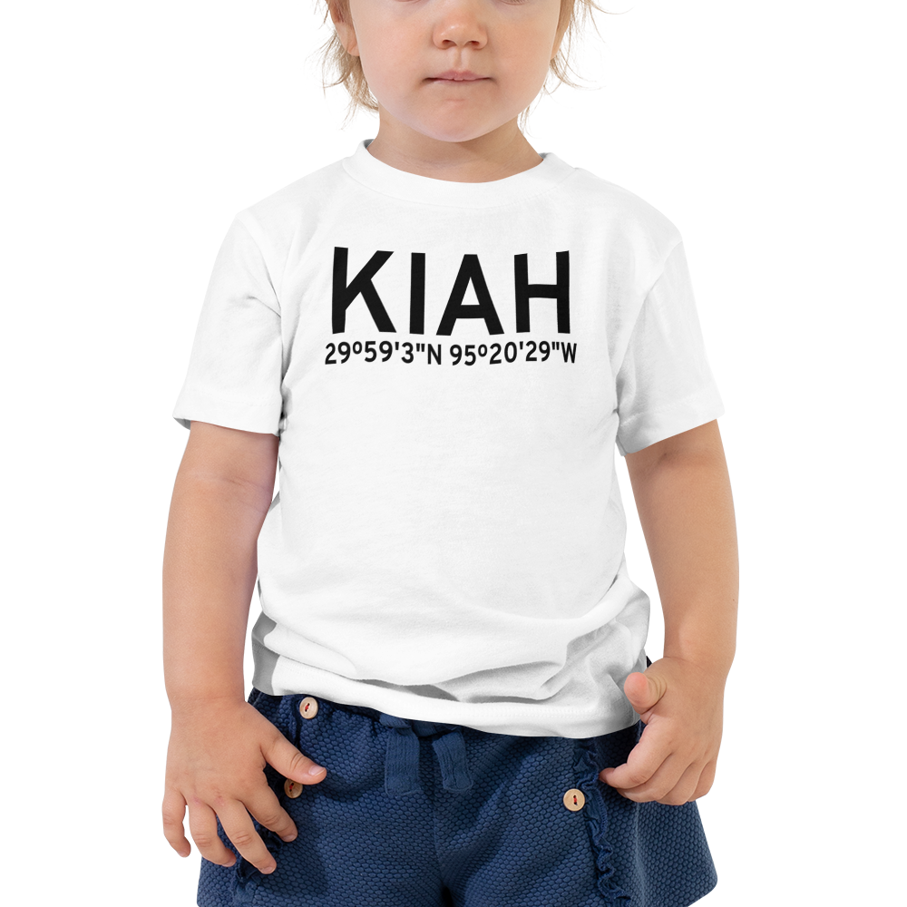 George Bush Intercontinental Houston Airport (KIAH) ICAO Toddler T-Shirt 