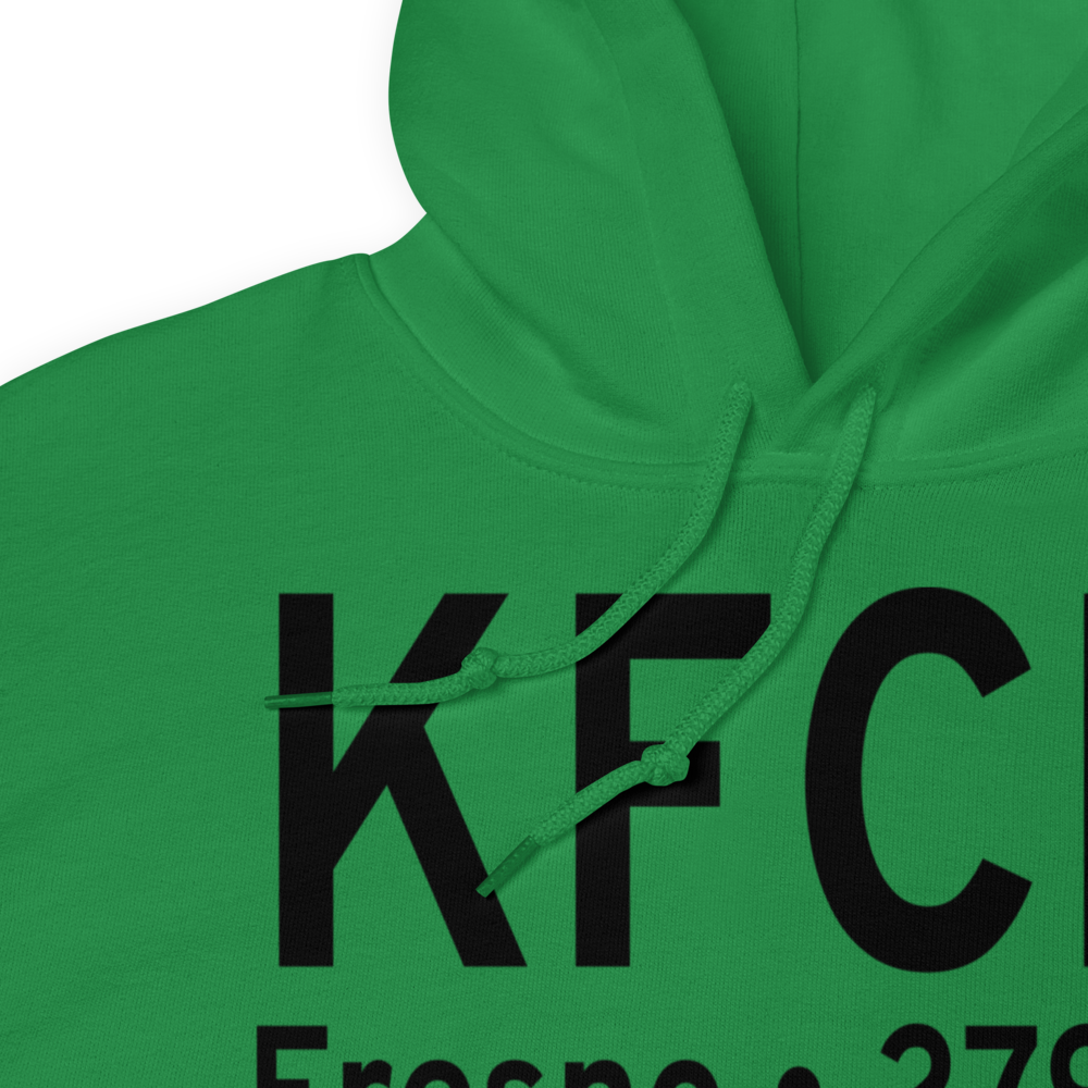 Fresno Chandler Executive Airport (KFCH) ICAO Hoodie Sweatshirt 