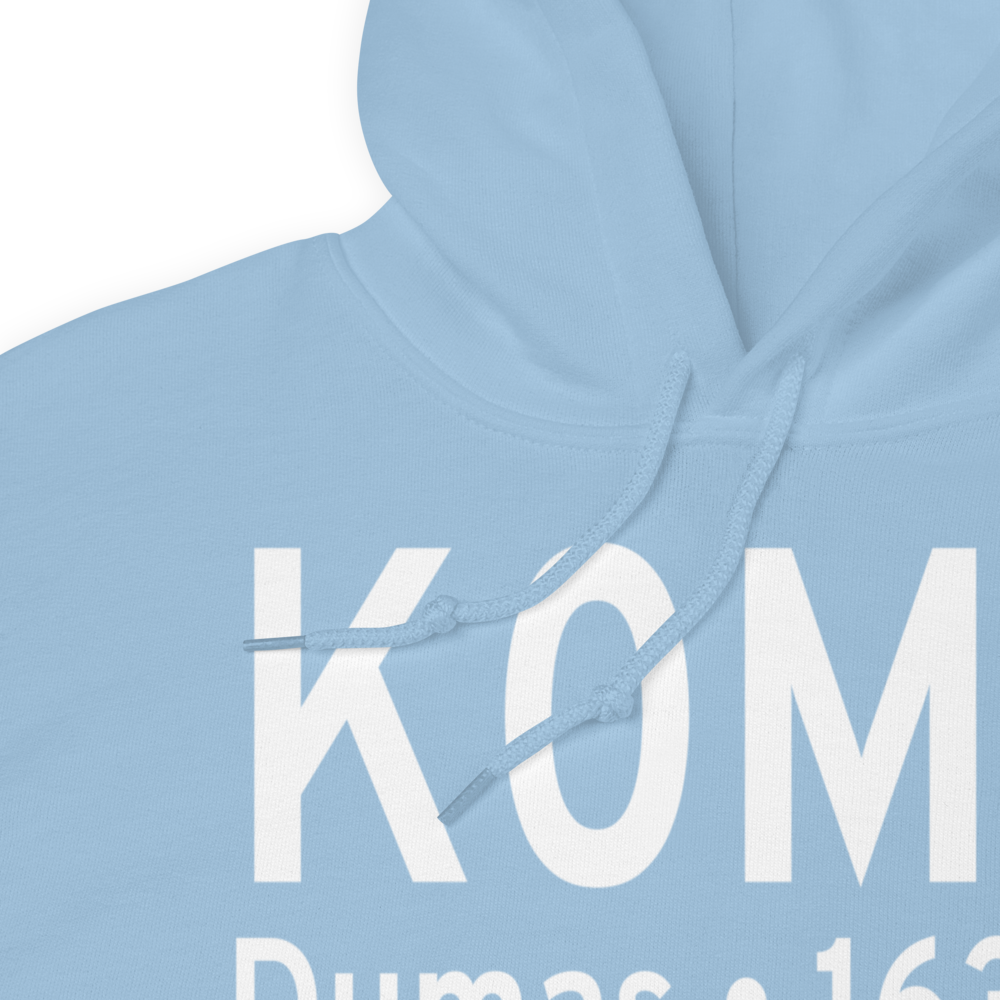 Billy Free Municipal Airport (K0M0) ICAO Hoodie Sweatshirt 