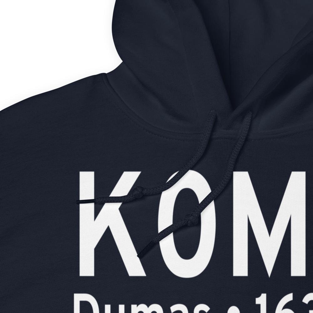 Billy Free Municipal Airport (K0M0) ICAO Hoodie Sweatshirt 