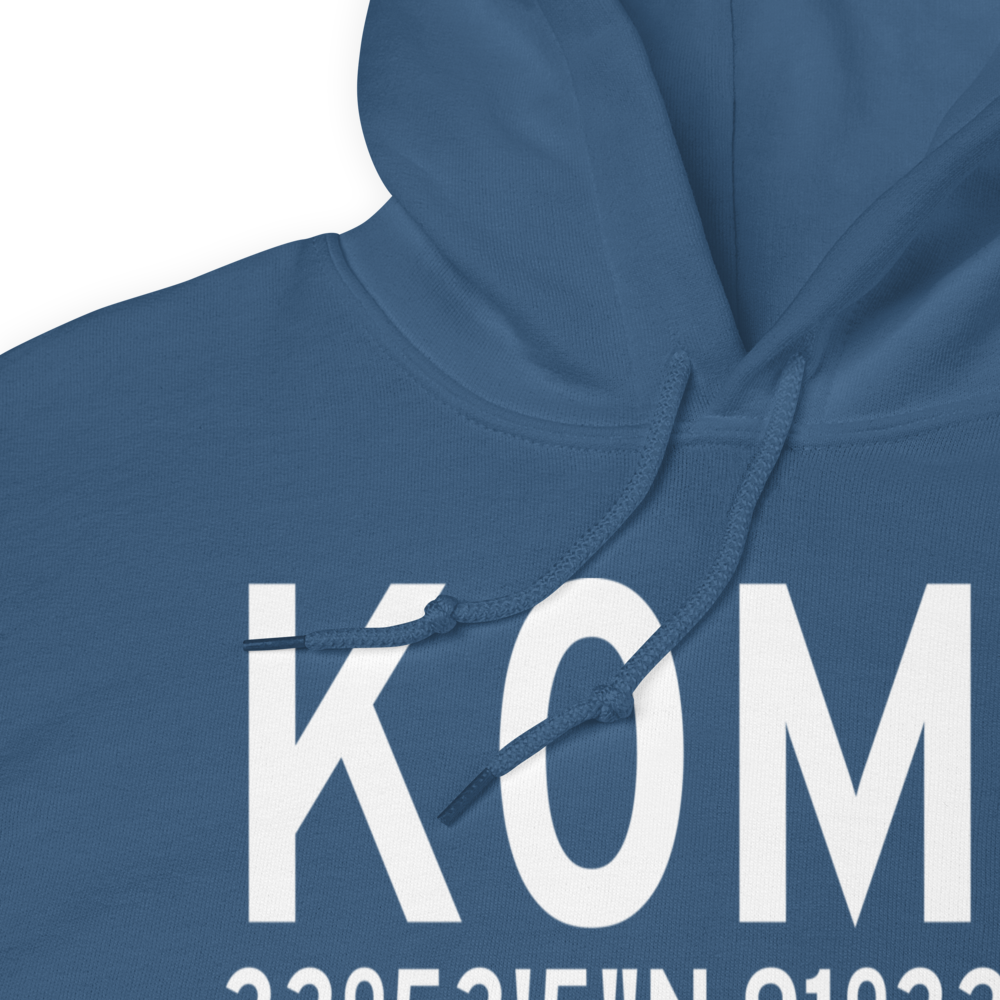 Billy Free Municipal Airport (K0M0) ICAO Hoodie Sweatshirt 