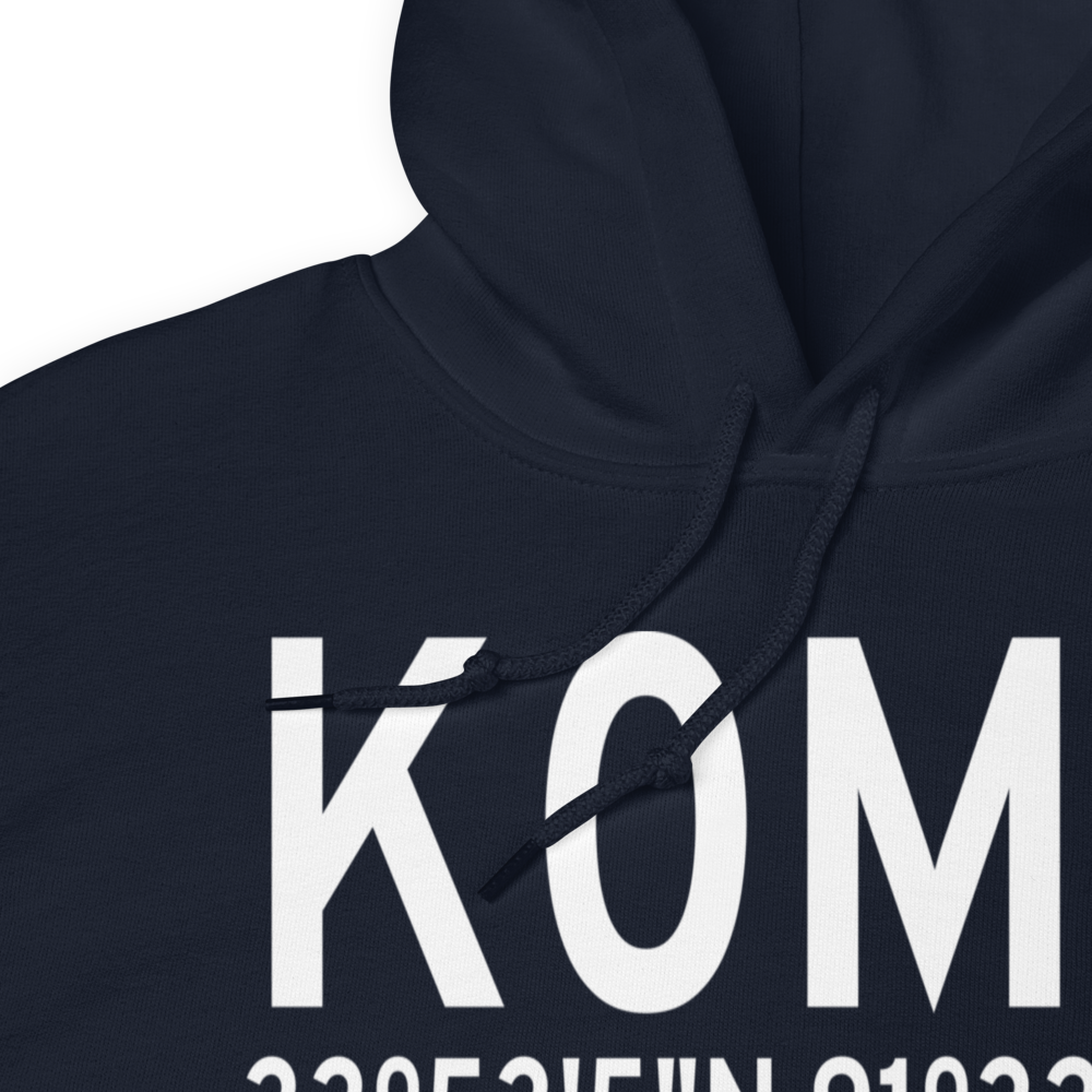 Billy Free Municipal Airport (K0M0) ICAO Hoodie Sweatshirt 