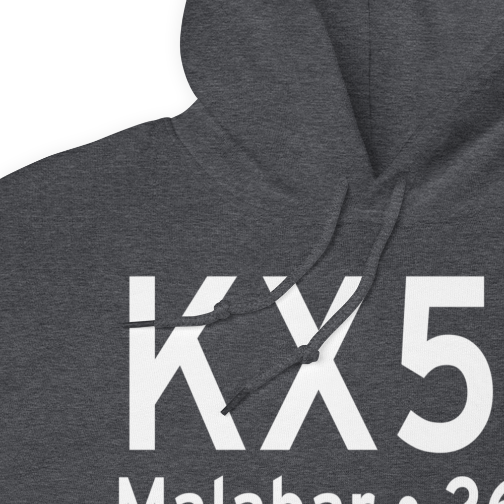 Valkaria Airport (KX59) ICAO Hoodie Sweatshirt 