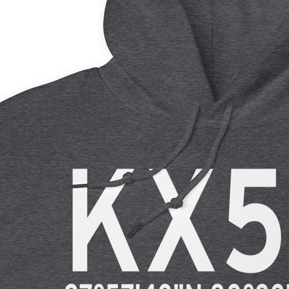 Valkaria Airport (KX59) ICAO Hoodie Sweatshirt 