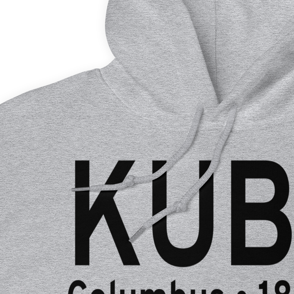 Columbus Lowndes County Airport (KUBS) ICAO Hoodie Sweatshirt 