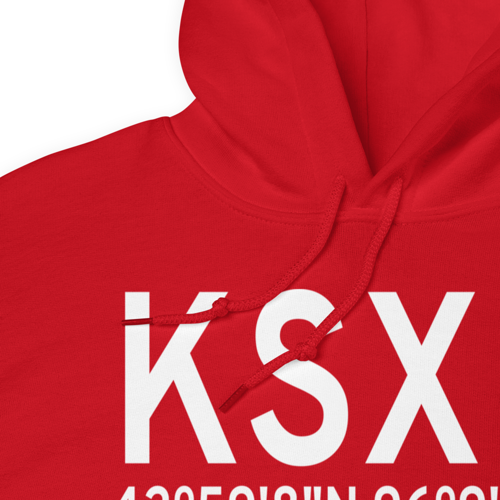 Sioux County Regional Airport (KSXK) ICAO Hoodie Sweatshirt 