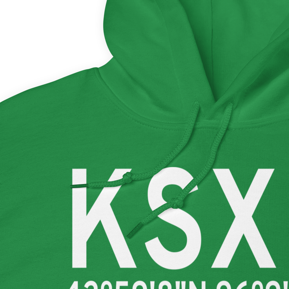 Sioux County Regional Airport (KSXK) ICAO Hoodie Sweatshirt 