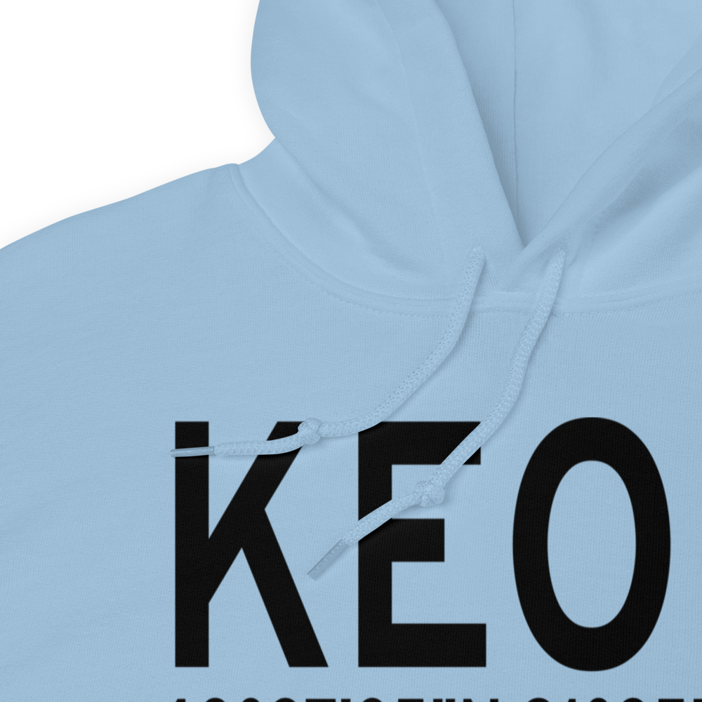 Keokuk Municipal Airport (KEOK) ICAO Hoodie Sweatshirt 
