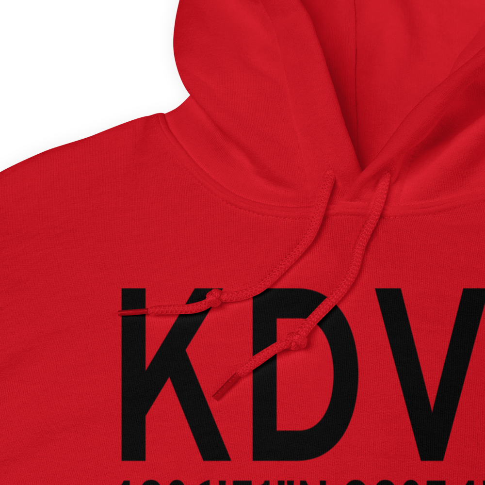 Devils Lake Regional Airport (KDVL) ICAO Hoodie Sweatshirt 