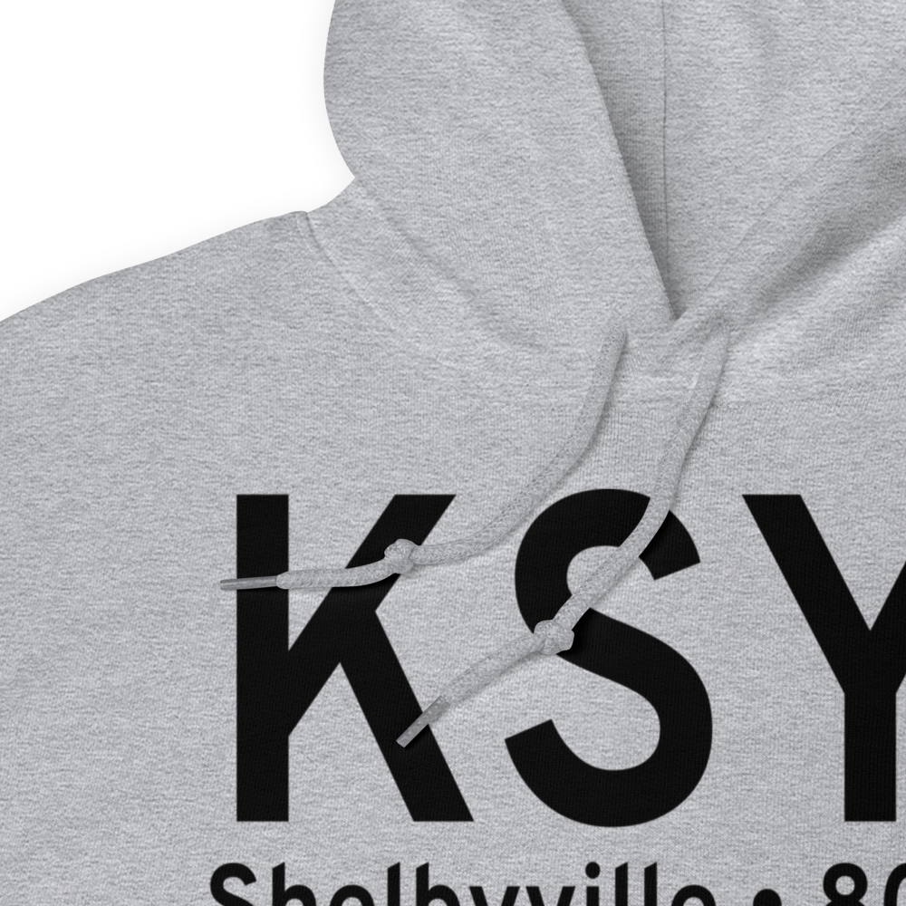 Bomar Field Shelbyville Municipal Airport (KSYI) ICAO Hoodie Sweatshirt 