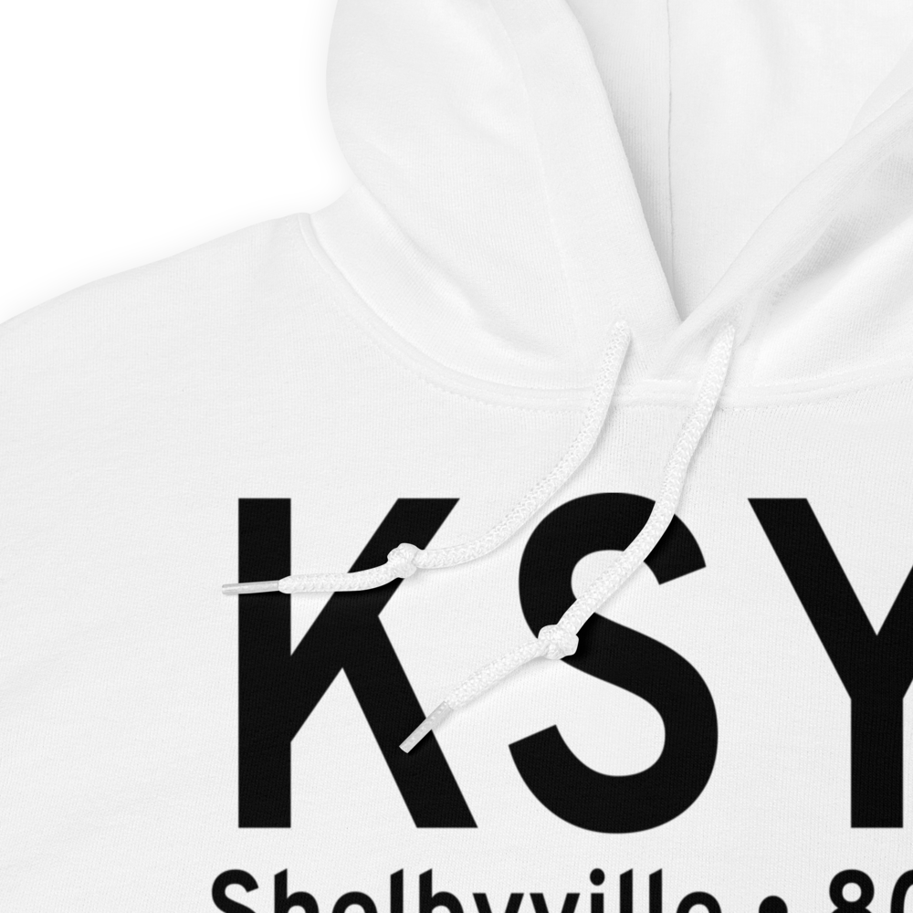 Bomar Field Shelbyville Municipal Airport (KSYI) ICAO Hoodie Sweatshirt 