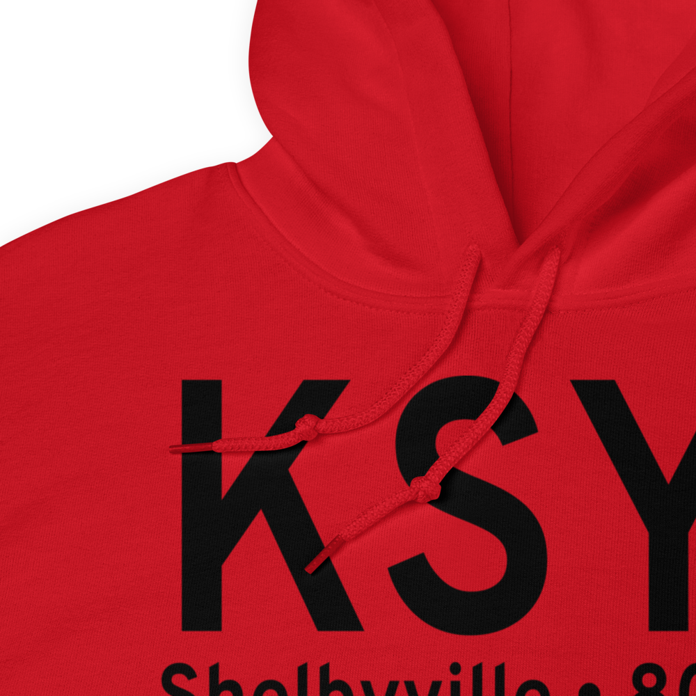 Bomar Field Shelbyville Municipal Airport (KSYI) ICAO Hoodie Sweatshirt 
