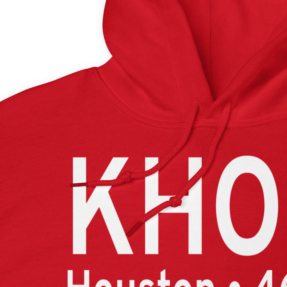 William P Hobby Airport (KHOU) ICAO Hoodie Sweatshirt 
