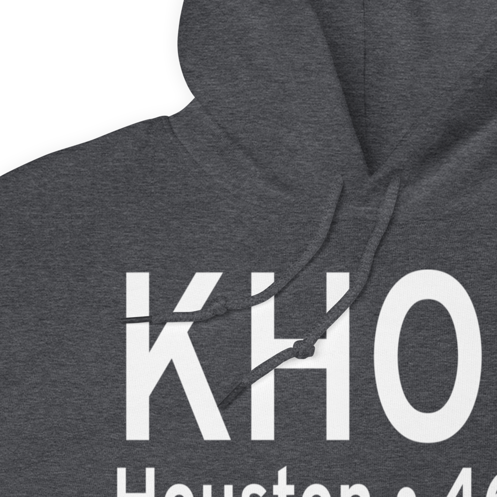 William P Hobby Airport (KHOU) ICAO Hoodie Sweatshirt 