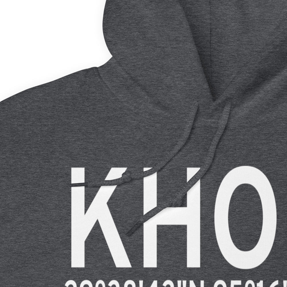 William P Hobby Airport (KHOU) ICAO Hoodie Sweatshirt 