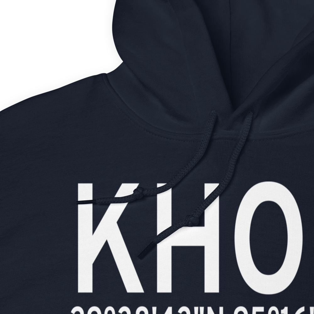 William P Hobby Airport (KHOU) ICAO Hoodie Sweatshirt 