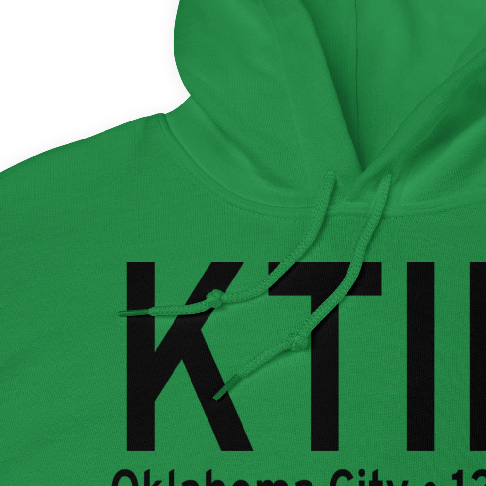 Tinker Air Force Base (KTIK) ICAO Hoodie Sweatshirt 