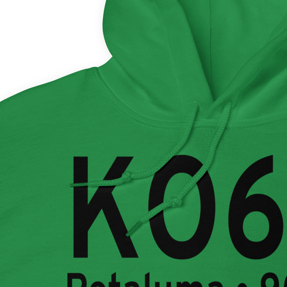 Petaluma Municipal Airport (KO69) ICAO Hoodie Sweatshirt 