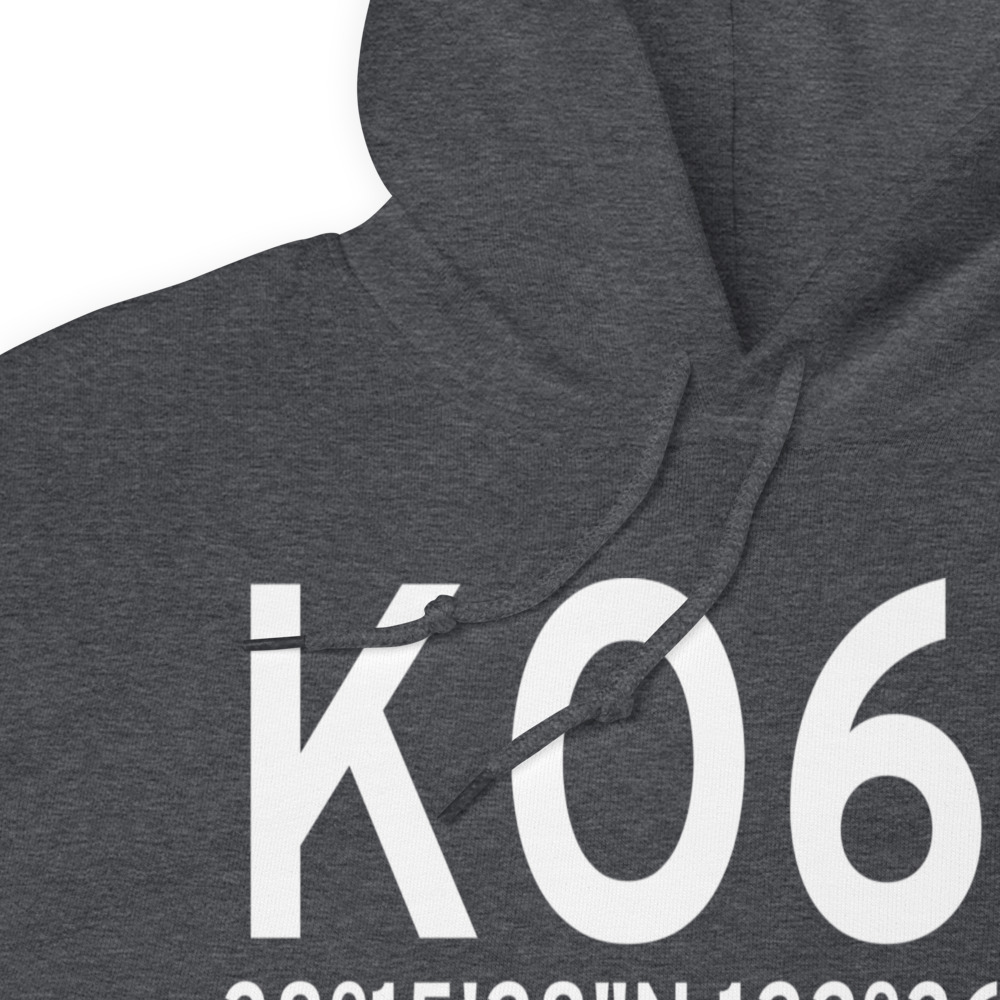 Petaluma Municipal Airport (KO69) ICAO Hoodie Sweatshirt 