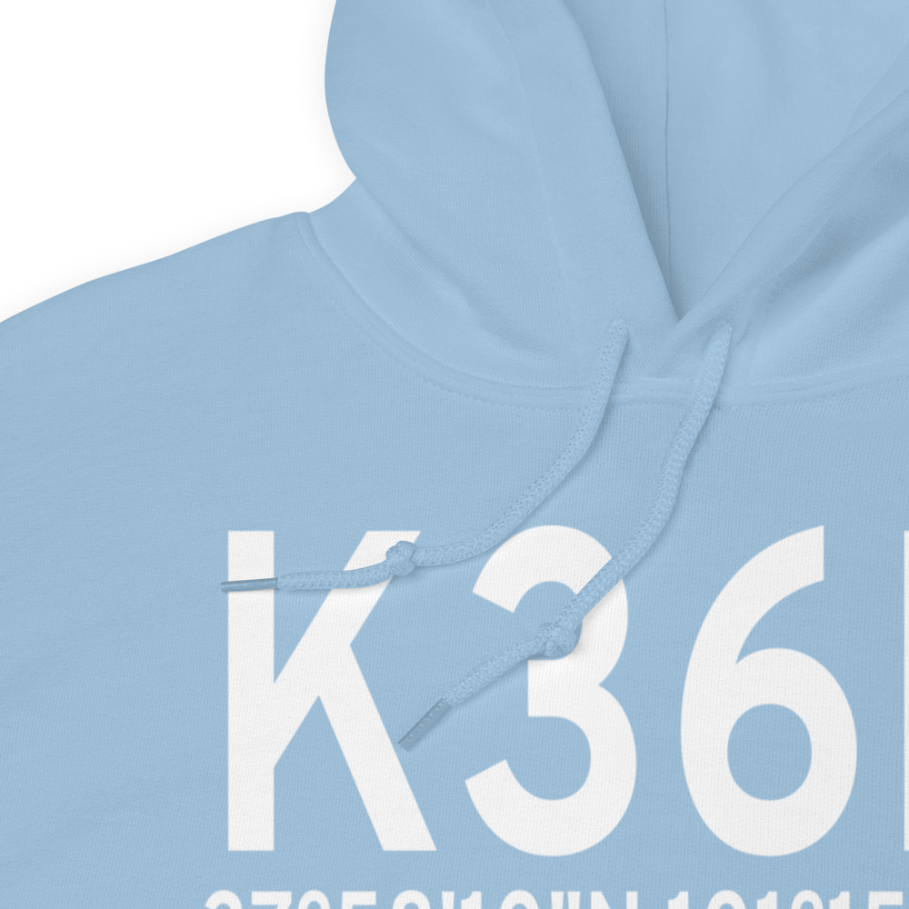 Kearny County Airport (K36K) ICAO Hoodie Sweatshirt 
