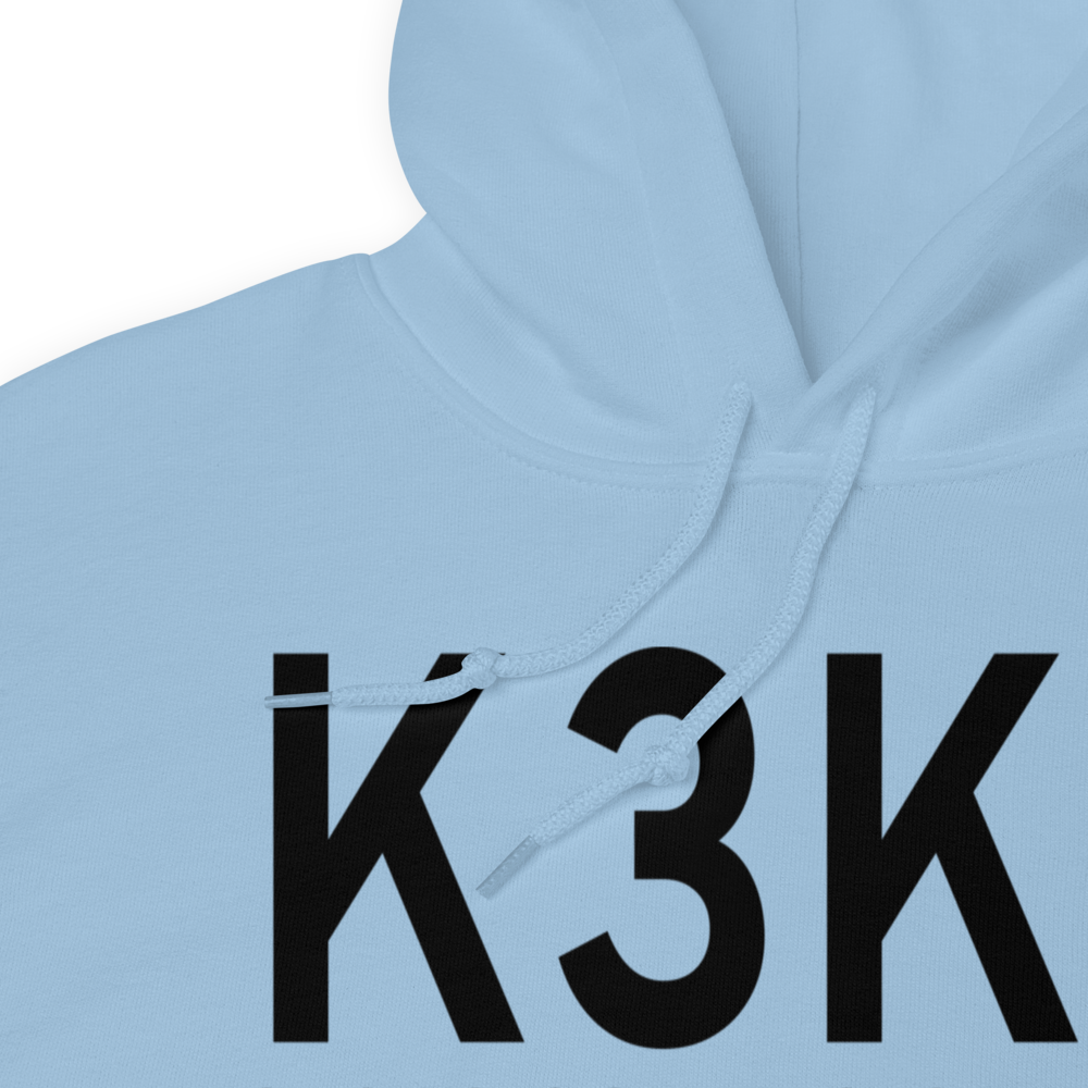 Syracuse Hamilton County Municipal Airport (K3K3) ICAO Hoodie Sweatshirt 