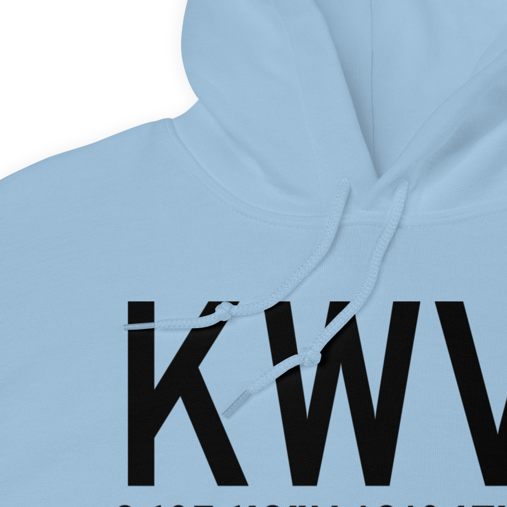 Watsonville Municipal Airport (KWVI) ICAO Hoodie Sweatshirt 