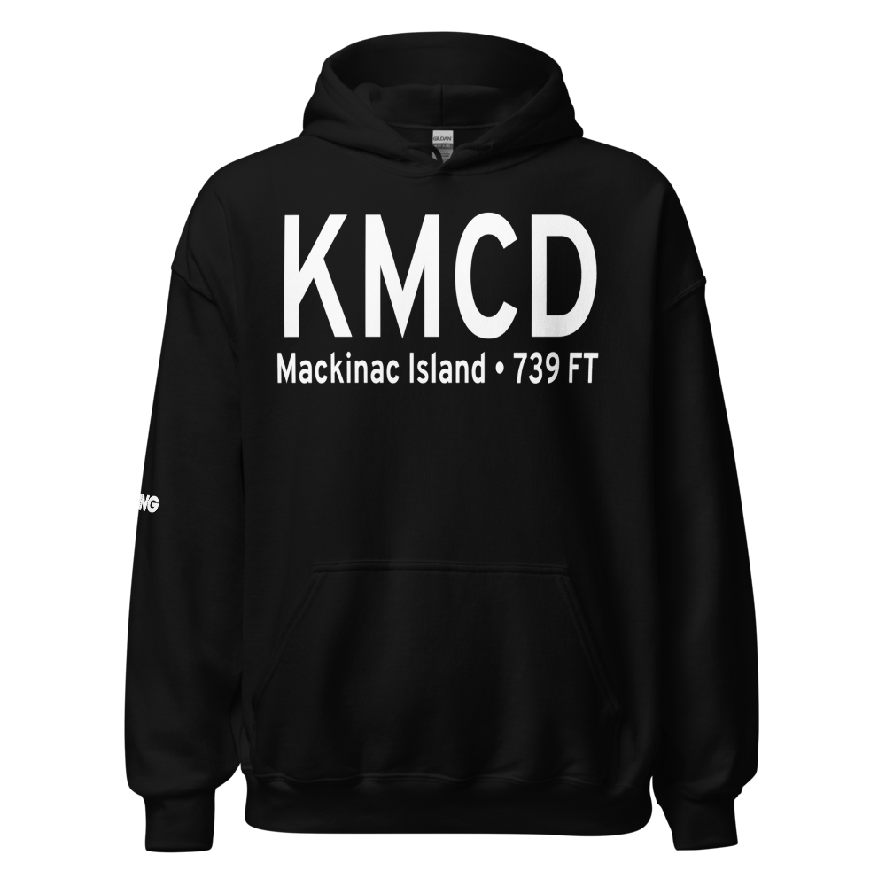 Mackinac Island Airport (KMCD) ICAO Hoodie Sweatshirt 