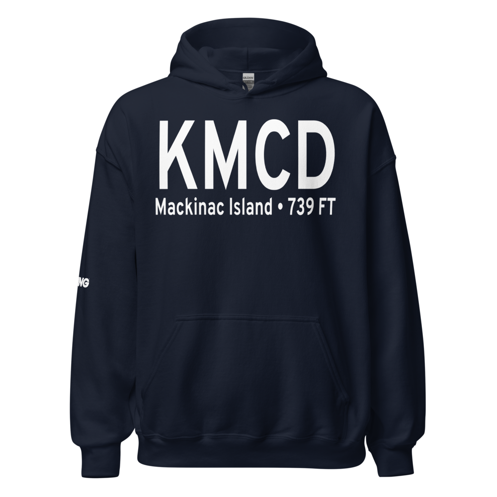 Mackinac Island Airport (KMCD) ICAO Hoodie Sweatshirt 
