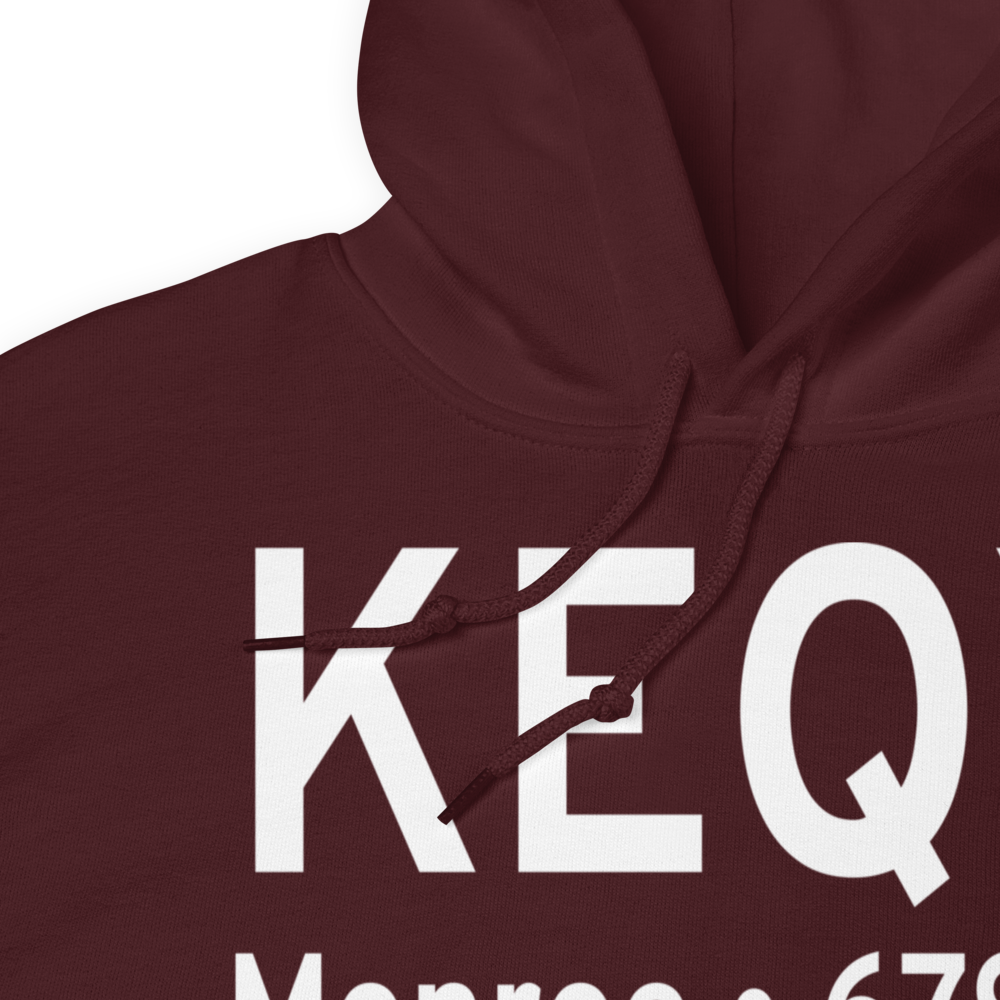 Charlotte-Monroe Executive Airport (KEQY) ICAO Hoodie Sweatshirt 