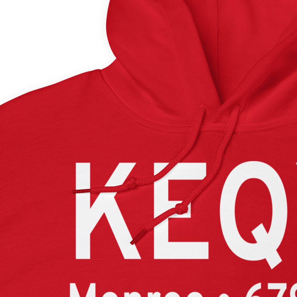Charlotte-Monroe Executive Airport (KEQY) ICAO Hoodie Sweatshirt 