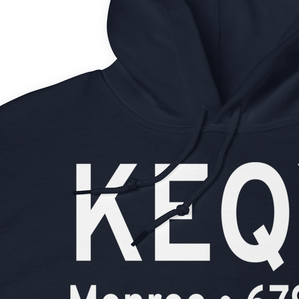 Charlotte-Monroe Executive Airport (KEQY) ICAO Hoodie Sweatshirt 