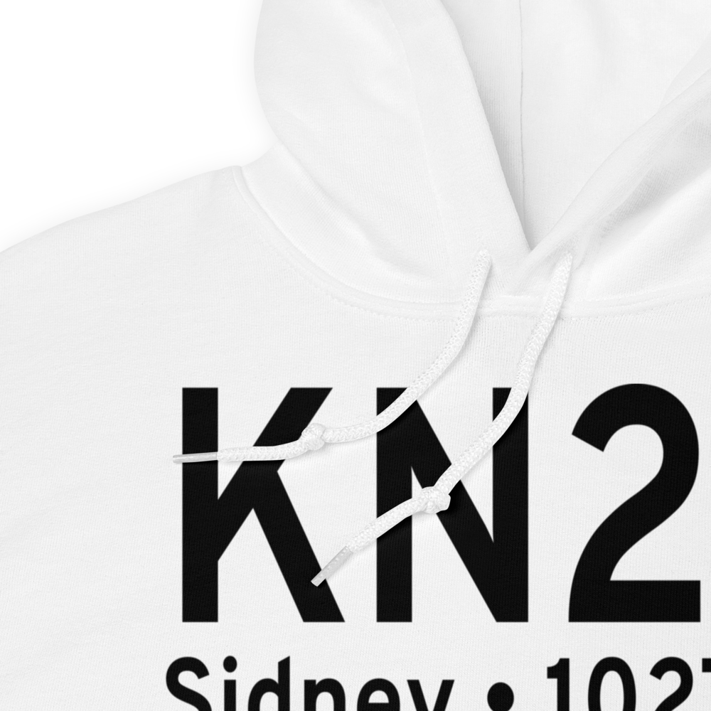 Sidney Municipal Airport (KN23) ICAO Hoodie Sweatshirt 
