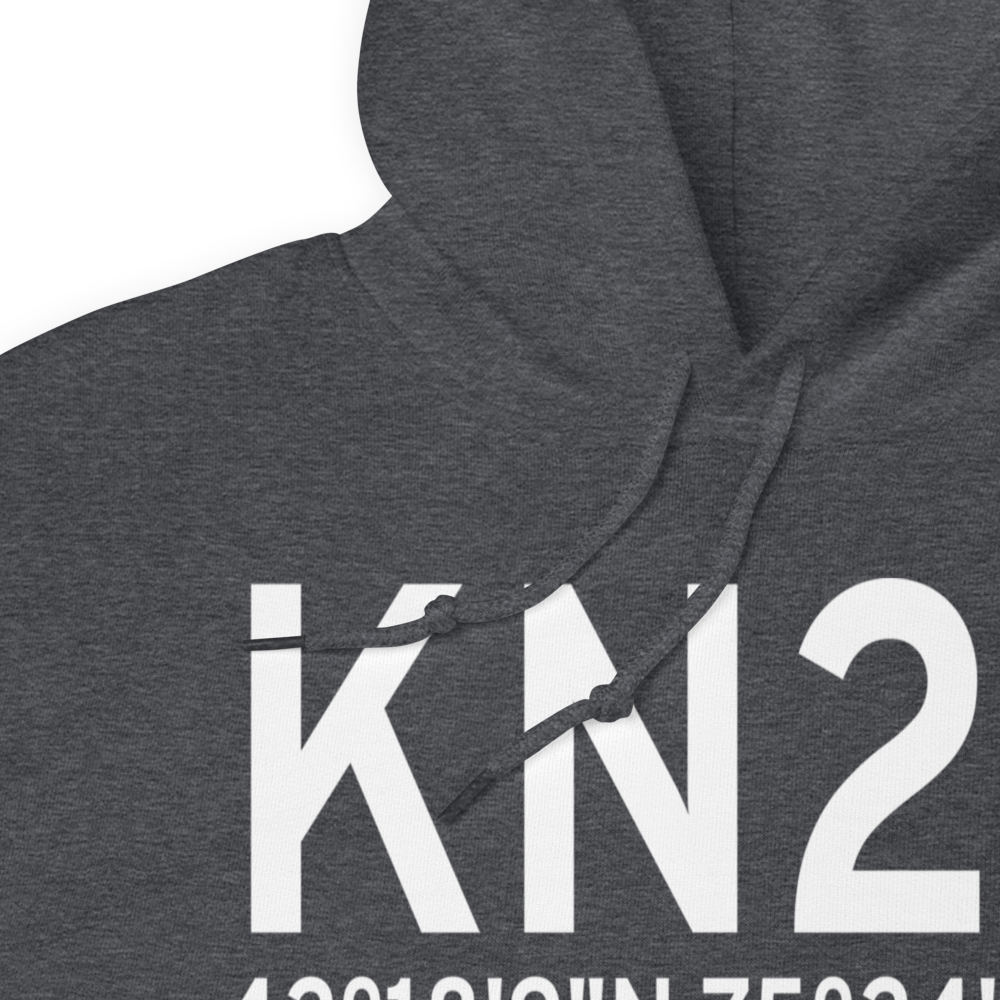 Sidney Municipal Airport (KN23) ICAO Hoodie Sweatshirt 