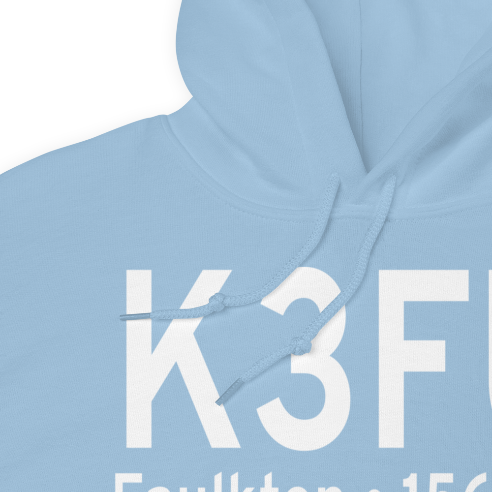 Faulkton Municipal Airport (K3FU) ICAO Hoodie Sweatshirt 