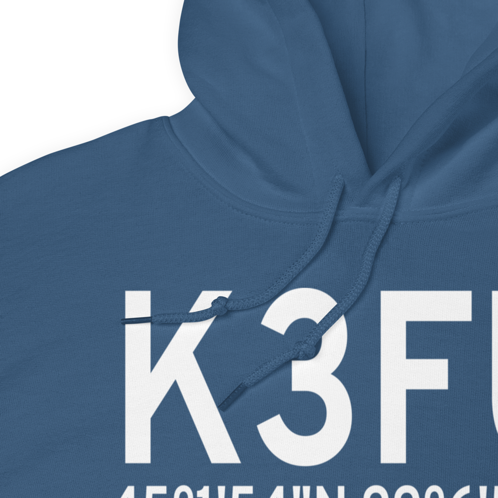 Faulkton Municipal Airport (K3FU) ICAO Hoodie Sweatshirt 