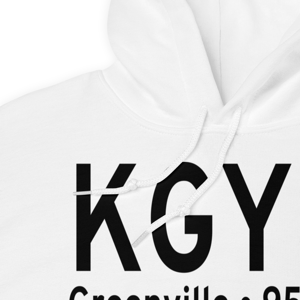Donaldson Field Airport (KGYH) ICAO Hoodie Sweatshirt 