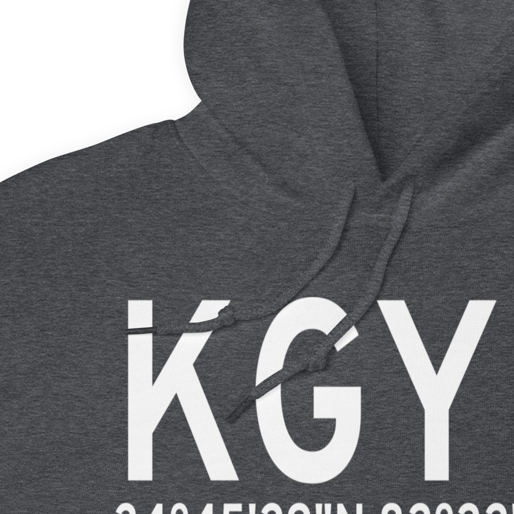 Donaldson Field Airport (KGYH) ICAO Hoodie Sweatshirt 