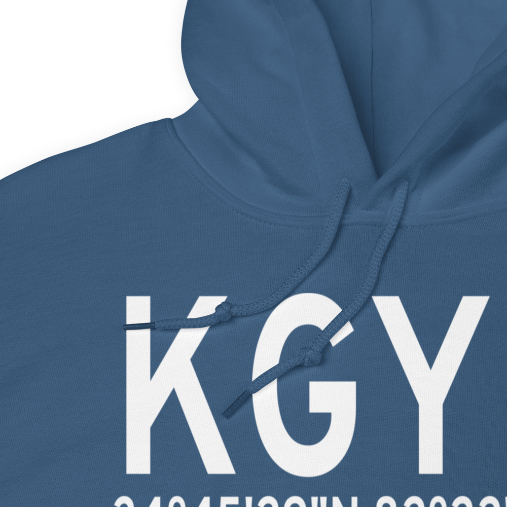 Donaldson Field Airport (KGYH) ICAO Hoodie Sweatshirt 