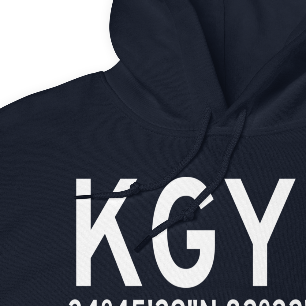 Donaldson Field Airport (KGYH) ICAO Hoodie Sweatshirt 