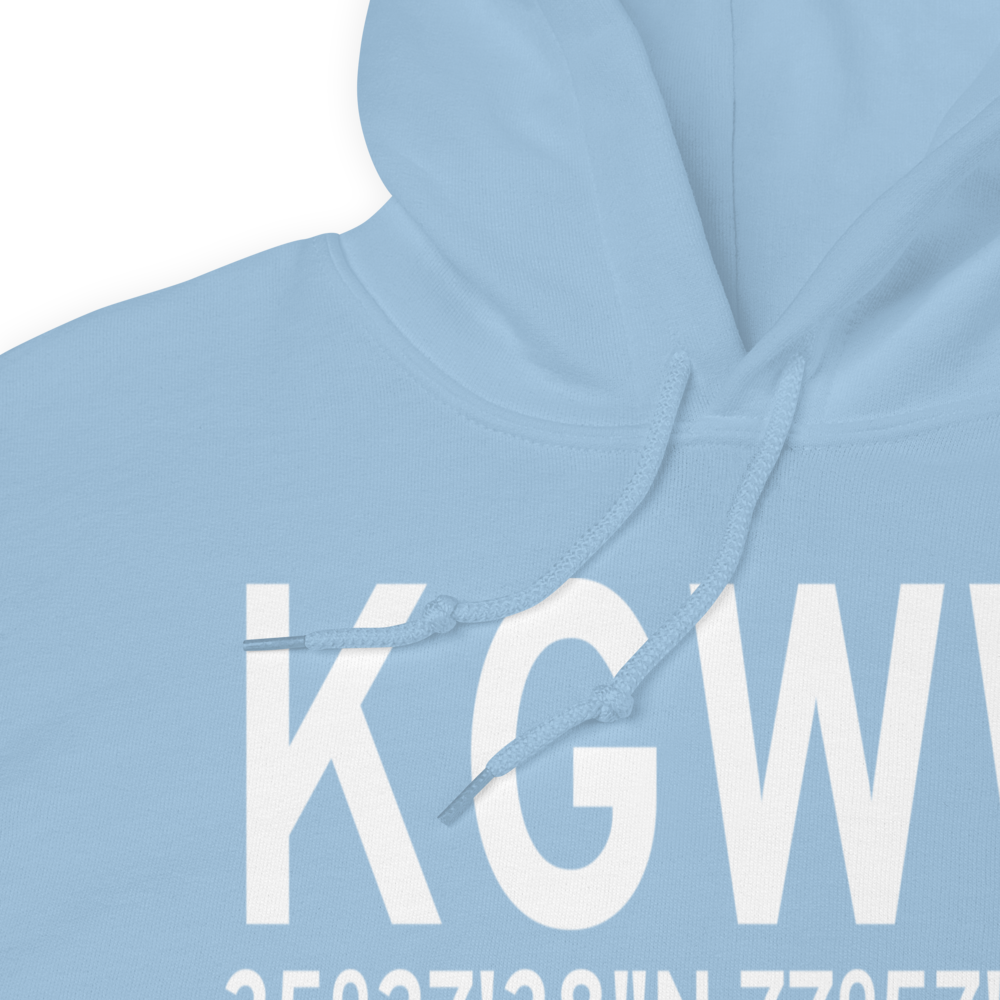 Goldsboro-Wayne Municipal Airport (KGWW) ICAO Hoodie Sweatshirt 