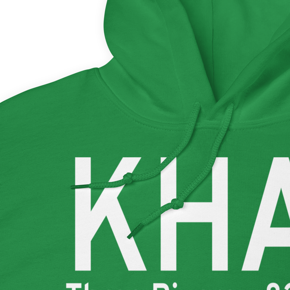 Three Rivers Municipal Dr Haines Airport (KHAI) ICAO Hoodie Sweatshirt 
