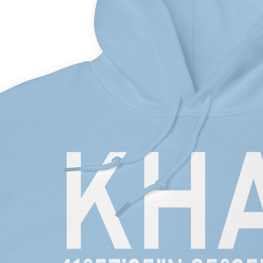 Three Rivers Municipal Dr Haines Airport (KHAI) ICAO Hoodie Sweatshirt 