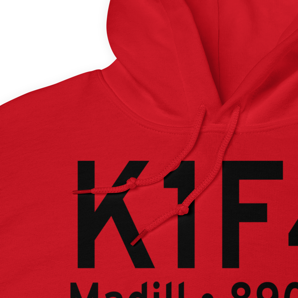 Madill Municipal Airport (K1F4) ICAO Hoodie Sweatshirt 