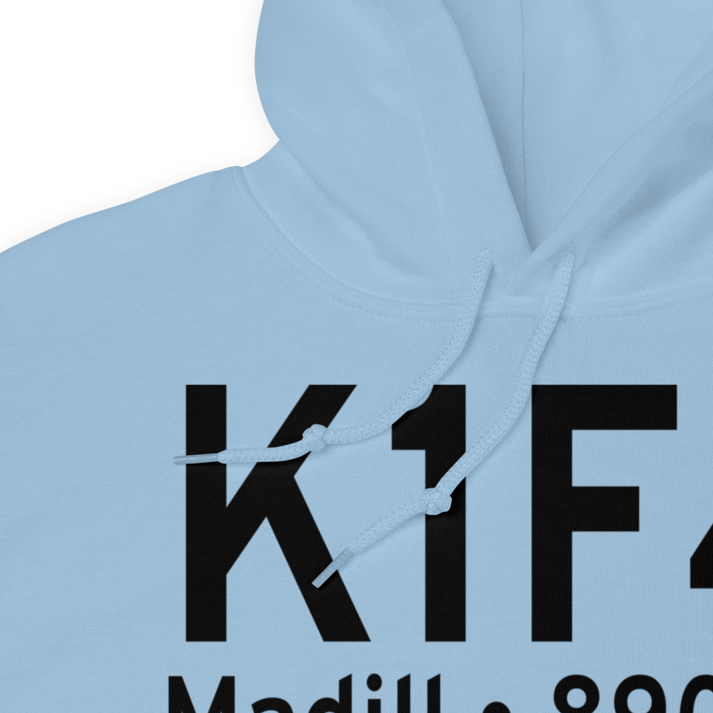 Madill Municipal Airport (K1F4) ICAO Hoodie Sweatshirt 